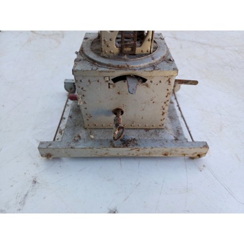 Jouet Ancien en Métal Joustra  Grue 