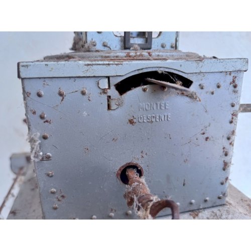 Jouet Ancien en Métal Joustra  Grue 