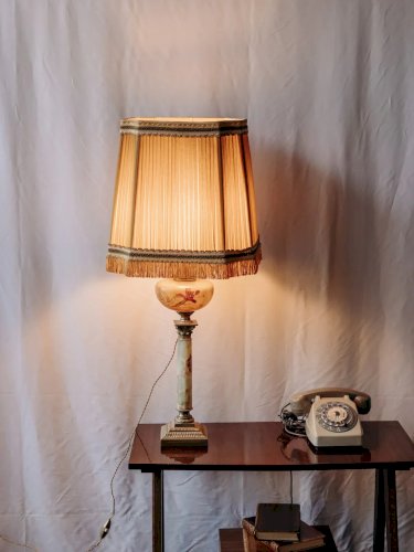 Julia, la grande lampe à poser en onyx N°529