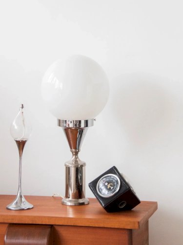 Julia, la grande lampe en métal et verre N°509