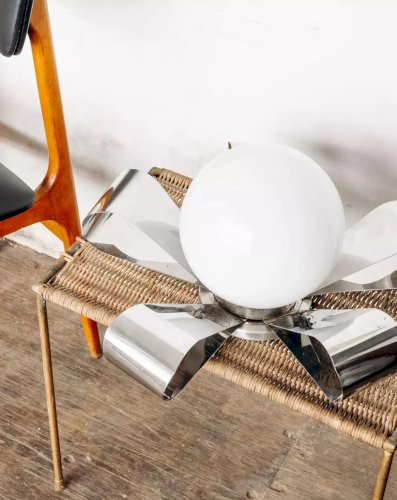 Julia, la lampe à poser chromée N°15