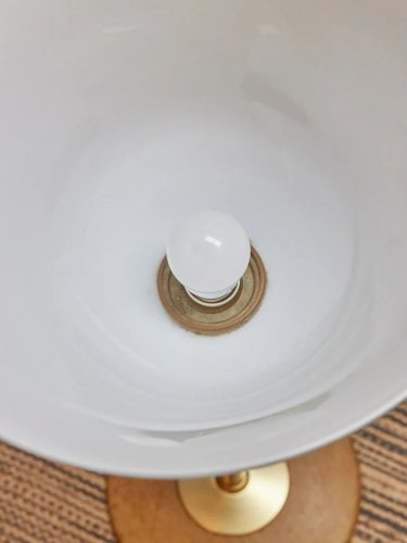 Julia, la lampe à poser en bois et verre N°573