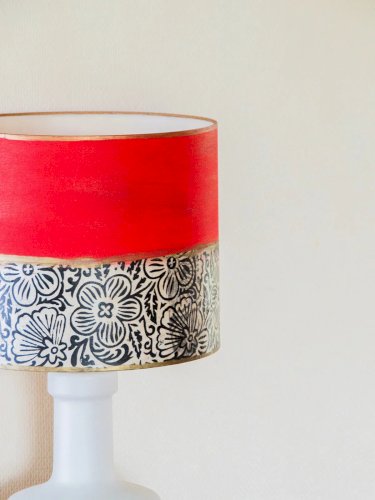 Julia, la lampe à poser rouge N°183