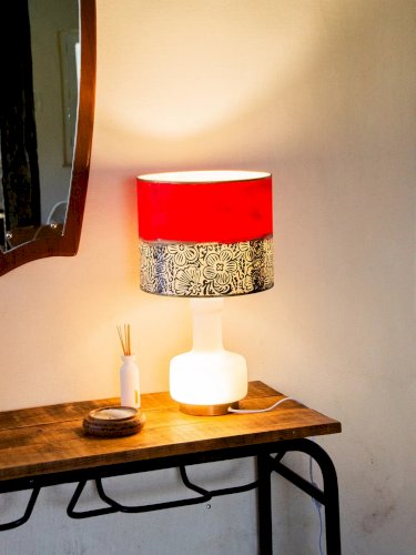 Julia, la lampe à poser rouge N°183