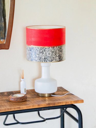 Julia, la lampe à poser rouge N°183