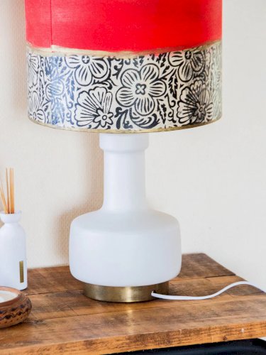 Julia, la lampe à poser rouge N°183