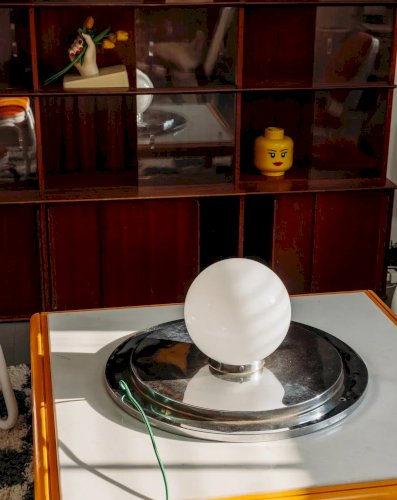 Julia, la lampe chromée N°147