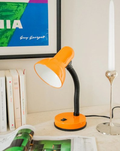 Julia, la lampe de bureau en métal orange N°702
