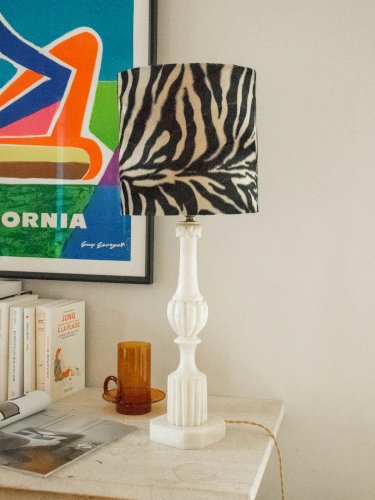 Julia, la lampe zébrée en albâtre N°693