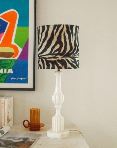 Julia, la lampe zébrée en albâtre N°693