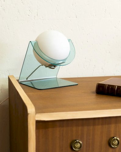 Julia, la paire de lampes à poser en verre N°605