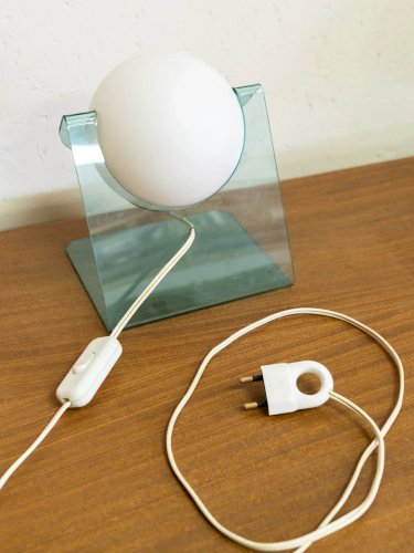 Julia, la paire de lampes à poser en verre N°605