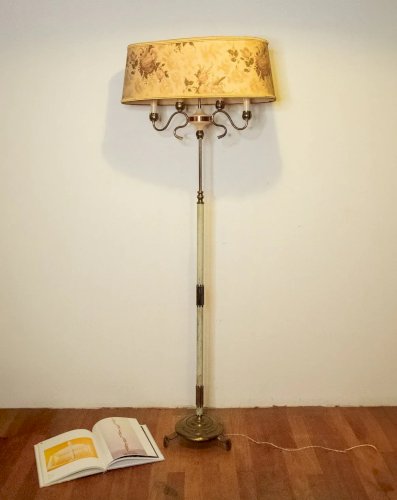 Julien, le lampadaire chandelier en laiton N°230