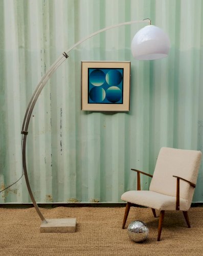 Julien, le lampadaire chromé N°254