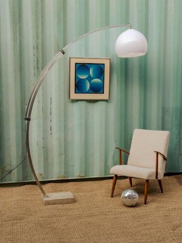 Julien, le lampadaire chromé N°254