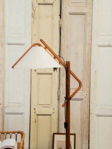 Julien, le lampadaire Domus en teck massif N°247