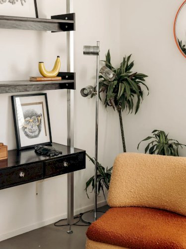 Julien, le lampadaire en chrome N°114