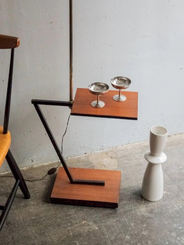 Julien, le lampadaire en métal et bois N°214