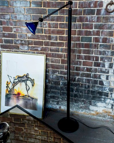 Julien, le lampadaire en métal et verre N°189