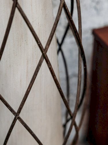 Julien, le lampadaire en rotin N°119