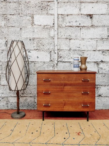 Julien, le lampadaire en rotin N°119