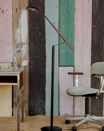 Julien, le lampadaire noir en métal N°307