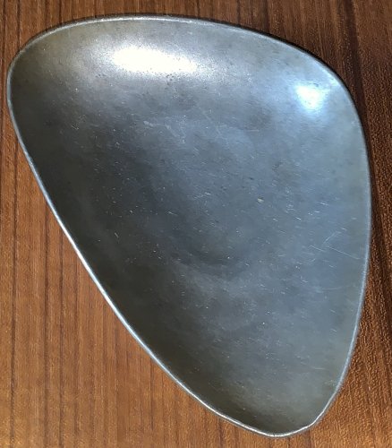 Just Andersen designer Denmark coupe moderniste disko métal