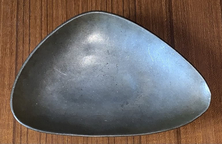 Just Andersen designer Denmark coupe moderniste disko métal