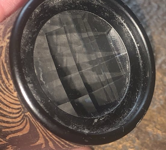 Kaléidoscope vintage 1970's à effet Cinétique kaleidoscop compagny