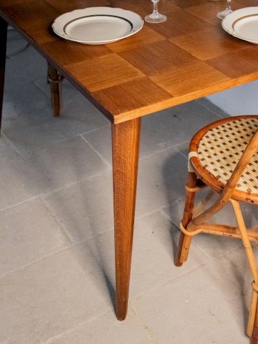 Karla, la table à manger en bois N°1021