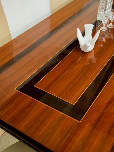 Karla, la table à manger en bois N°1034