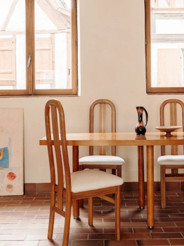 Karla, la table à manger en bois N°107