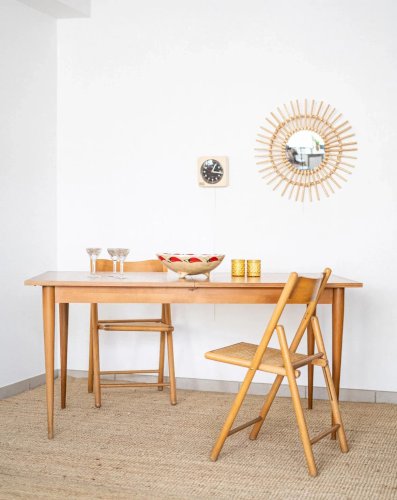 Karla, la table à manger en bois N°403