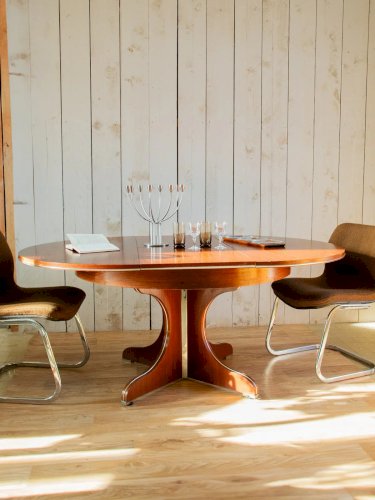 Karla, la table à manger en bois papillon N°1039