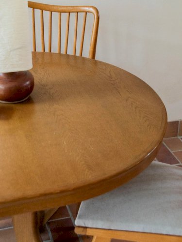 Karla, la table à manger en chêne N°427