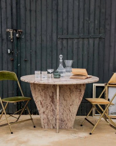 Karla, la table à manger en marbre N°366