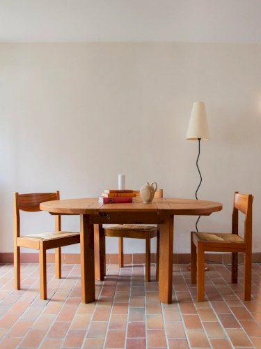 Karla, la table à manger en orme massif N°426