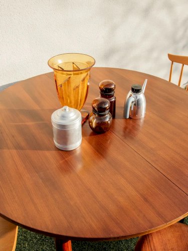 Karla, la table à manger en palissandre N°1061