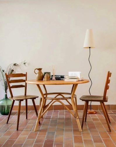 Karla, la table à manger en rotin N°340