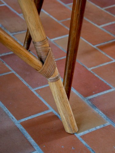 Karla, la table à manger en rotin N°340