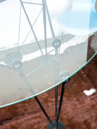 Karla, la table à manger en verre N°343