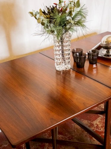 Karla, la table console scandinave en palissandre N°1072