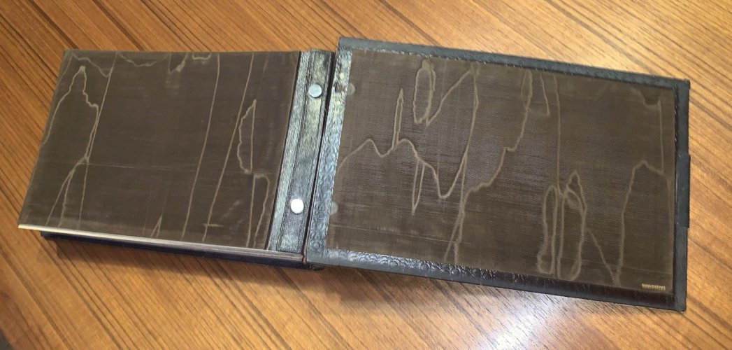 Kirby.Beard&Co antique classeur en cuir livre de métier XIXe