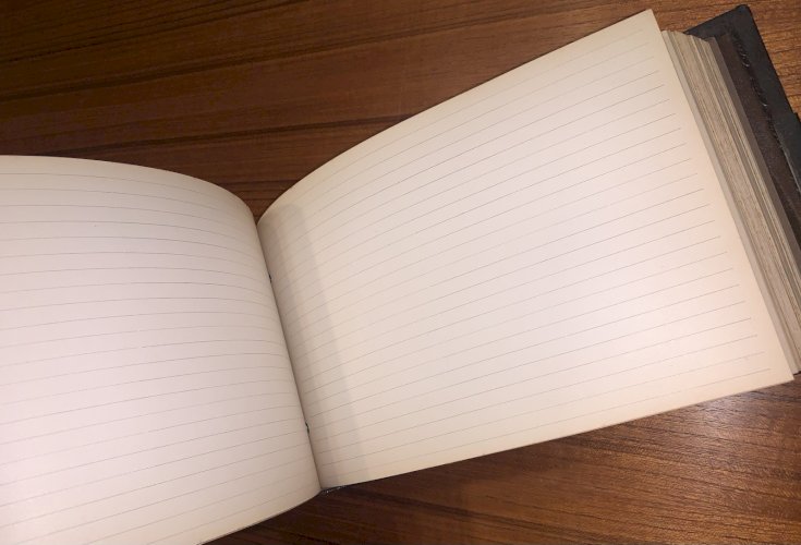 Kirby.Beard&Co antique classeur en cuir livre de métier XIXe