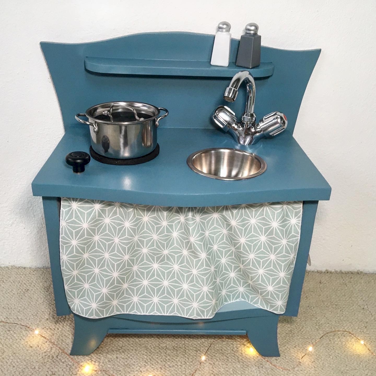 Kitchenette pour enfant Bleu Bois