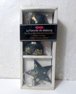 The Mekong Bride Christmas hanging decorations ball star heart