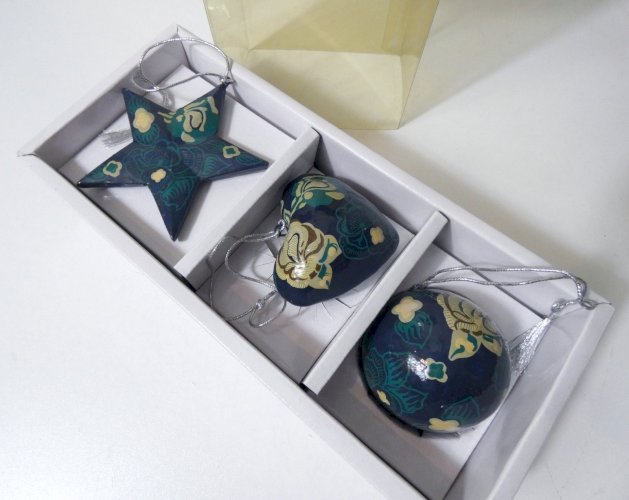 La Fiancée du Mékong décorations de Noël à suspendre boule étoile cœur