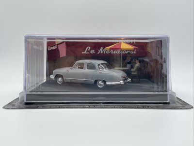 La Panhard Dyna Z L'Arrêt Au Café 1/43 Altaya