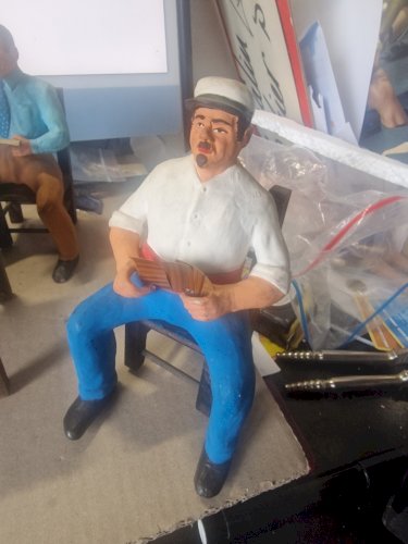 La partie de cartes de Pagnol Santons d’Art  Marseille