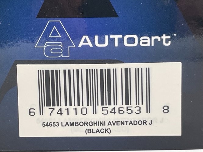 Lamborghini Aventador J Roadster (2012) 1/43 AutoArt